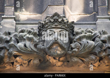 Lancaster Priory e dettagli della costruzione della chiesa Foto Stock