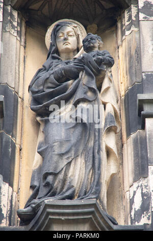 Lancaster Priory e dettagli della costruzione della chiesa Foto Stock