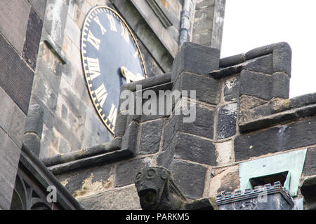 Lancaster Priory e dettagli della costruzione della chiesa Foto Stock