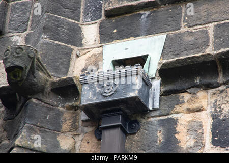 Lancaster Priory e dettagli della costruzione della chiesa Foto Stock