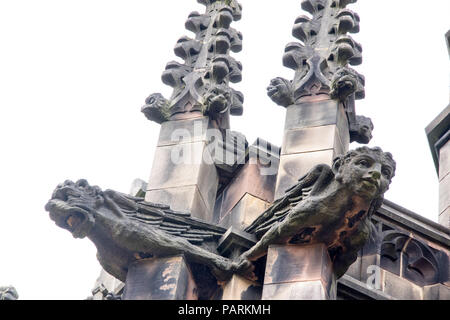 Lancaster Priory e dettagli della costruzione della chiesa Foto Stock