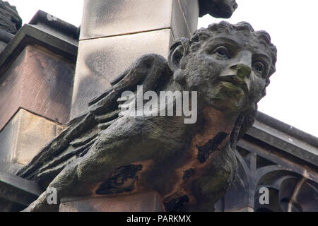 Lancaster Priory e dettagli della costruzione della chiesa Foto Stock