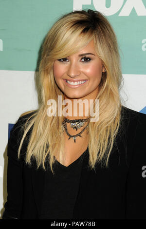 West Hollywood, CA, Stati Uniti d'America. 1 agosto, 2013. 24 Luglio 2018 - cantante Demi Lovato è stata ricoverata in ospedale dopo aver subito un apparente overdose di stupefacenti. File foto: 1 agosto 2013 - West Hollywood, California - Demi Lovato. Fox All-Star estate 2013 TCA partito svoltasi presso la Soho House. Photo credit: Byron Purvis/AdMedia Credito: Byron Purvis/AdMedia/ZUMA filo/Alamy Live News Foto Stock