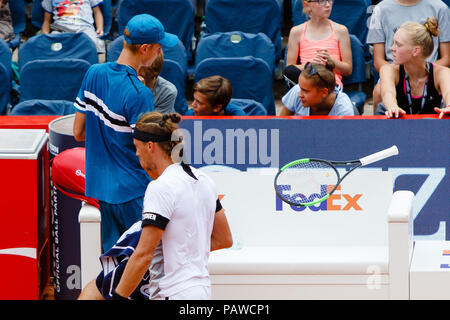 Tedesco giovane giocatore di tennis Rudolf Molleker Foto Stock