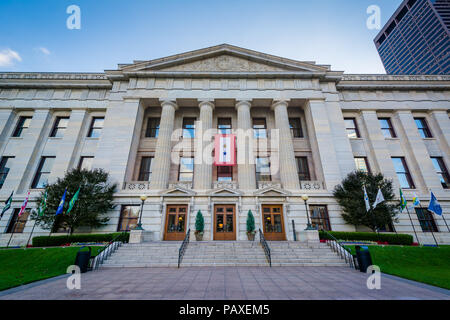 La Ohio Statehouse, in Columbus, Ohio. Foto Stock