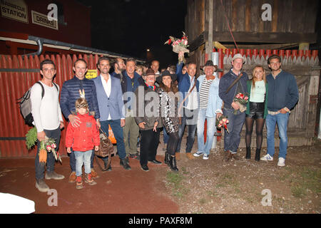 Premiere di Karl May Festspiele a Kalkfelsen, Bad Segeberg offre: Das Cast dove: Amburgo, Germania Quando: 23 giu 2018 Credit: Becher/WENN.com Foto Stock