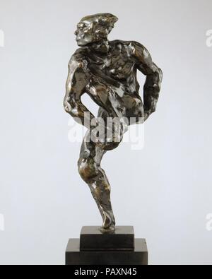 Nijinsky. Artista: Auguste Rodin (francese, Paris Meudon 1840-1917). Cultura: francese. Dimensioni: complessiva (senza base): 6 3/4 × 2 7/8 x 2 5/8 in. (17,1 × 7,3 × 6,7 cm); Altezza (con base): 9 3/4 in. (24,8 cm). Data: modellato 1912, cast 1959. Il 29 maggio 1912, Rodin ha partecipato alla premiere di Vaslav Nijinsky il balletto moderno l'après-midi d'onu faune (Pomeriggio di un fauno), che scandalizza il pubblico parigino con la sua avant-garde coreografia e sessualmente esplicito contenuto. La mattina seguente, un front-page giornale editoriale firmato da Rodin ha elogiato il 'deliberately scomodo' e 'a scatti di movimento". Foto Stock