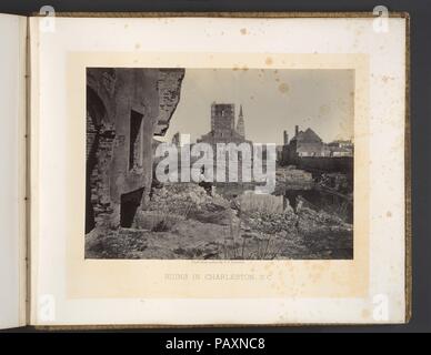 Le rovine di Charleston, Carolina del Sud. Artista: George N. Barnard (American, 1819-1902). Data: 1860s. Museo: Metropolitan Museum of Art di New York, Stati Uniti d'America. Foto Stock