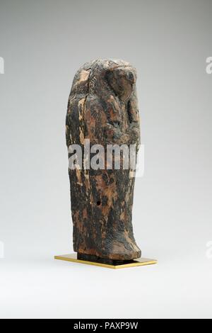 Bara canopi nella forma di Qebehsenuef. Dimensioni: L. 29,1 × larg. 10,1 × H. 10 cm (11 7/16 × 4 × 3 15/16 in.). Dynasty: Dynasty 22. Regno: regno di Osorkon I. Data: ca. 924-889 A.C. Museo: Metropolitan Museum of Art di New York, Stati Uniti d'America. Foto Stock