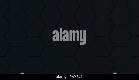 Abstract sfondo tecnologico da favi Illustrazione Vettoriale