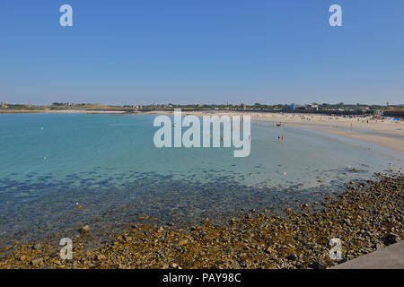 Pembroke bay, Guernsey, Isole del Canale, REGNO UNITO Foto Stock