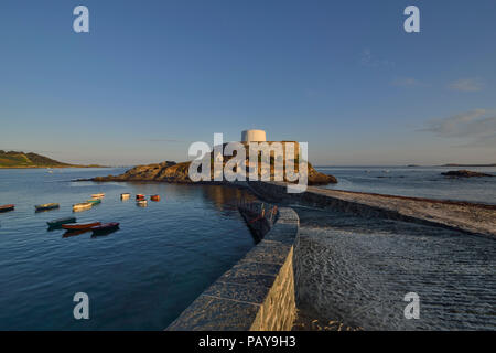 Fort Grey Shipwreck Museum, Rocquaine Bay, l'isola di Guernsey, Isole del Canale Isole britanniche Foto Stock