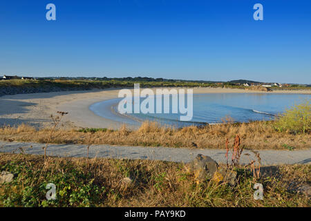 Porto Soif Bay, Guernsey, Isole del Canale Isole britanniche Foto Stock