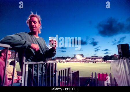 Sussex Tigers v Surrey Leoni, al County Ground in Hove Foto Stock