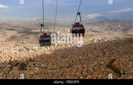 La paz da sopra Foto Stock