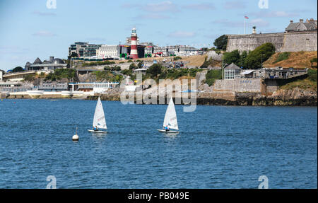 Vela Laser campionati nazionali Plymouth UK Luglio 2018 Foto Stock