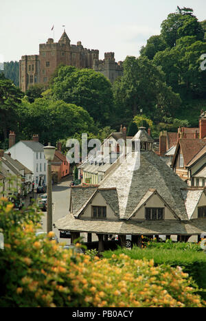 Mercato dei filati, Dunster, Somerset, Regno Unito Foto Stock