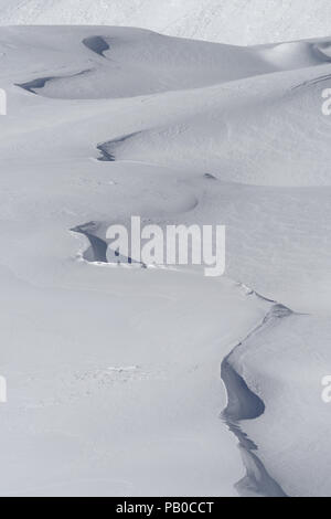 Snow capped. Alpi italiane Foto Stock