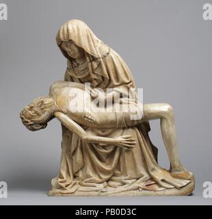 Pietà. Cultura: tedesco. Dimensioni: complessivo: 13 x 11 in. (33 x 27,9 cm). Data: all inizio del XV secolo. Museo: Metropolitan Museum of Art di New York, Stati Uniti d'America. Foto Stock