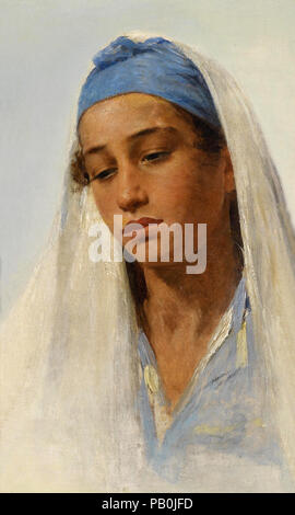 Kosler Franz Xaver - Ritratto di una ragazza beduina Foto Stock