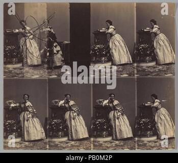 V Queniaus. Artista: André-Adolphe-Eugène Disdéri (francese, Parigi Parigi 1819-1889). Dimensioni: Immagine: 19,9 × 23,1 cm (7 13/16 x 9 1/8 in.). Data: maggio-giugno 1860. Museo: Metropolitan Museum of Art di New York, Stati Uniti d'America. Foto Stock