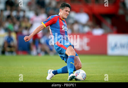 Il palazzo di cristallo di Martin Kelly durante un pre stagione amichevole a Lamex Stadium, Stevenage Foto Stock