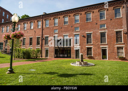 Il vecchio e storico Mulino in Amesbury, Massachusetts, STATI UNITI D'AMERICA Foto Stock