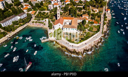 Monastero Francescano o Franjevački samostan, Hvar, Croazia Foto Stock