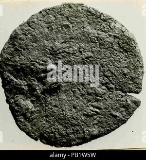 Coin. Dimensioni: diam. 13/16 in. (2.1 cm) Th. 1/16 in. (0.2 cm) Wt. 12 gr (0.778g). Data: 8th del IX secolo. Museo: Metropolitan Museum of Art di New York, Stati Uniti d'America. Foto Stock