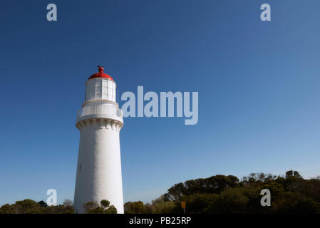 Il Cape Schack Faro sulla Penisola di Mornington Victoria Australia Foto Stock