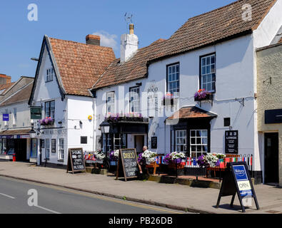 Thornbury, South Gloucestershire town Inghilterra uk Il Malthouse Pub Foto Stock