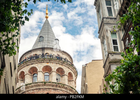 Torre di Galata, Istanbul, Turchia Foto Stock