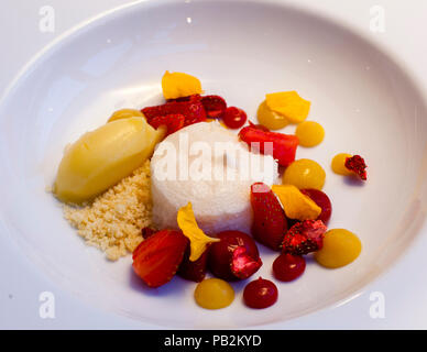 Cena all'Hotel Lenkerhof Foto Stock