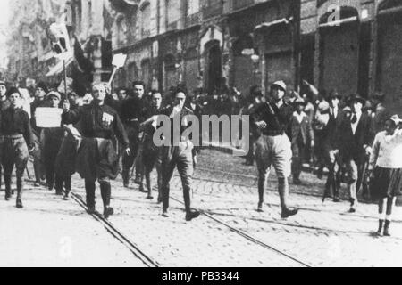 L'Italia, il fascismo, la marcia su Roma, 1922 Foto Stock