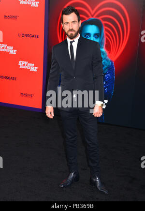 Justin Theroux 065 assiste la premiere del Lionsgate 'La spia che mi dumping' al Fox Village teatro sulla luglio 25, 2018 a Los Angeles, California Foto Stock