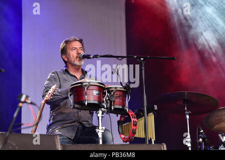 Germania, Ebern, Eyrichshhof Castello , 25 luglio 2018, SPIDER MURPHY GANG - UNPLUGGED - Open Air 2018 - Immagine: Dieter Radig - Bongos Credito: Ryan Evans/Alamy Live News Foto Stock