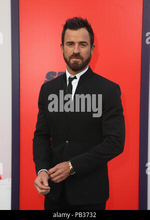 Westwood, CA, Stati Uniti d'America. Xxv Luglio, 2018. 25 Luglio 2018- Westwood, California - Justin Theroux. Premiere di Lionsgate il ''La spia che mi dumping'' tenuto presso il villaggio di Fox Theatre. Photo credit: Faye Sadou/AdMedia Credito: Faye Sadou/AdMedia/ZUMA filo/Alamy Live News Foto Stock