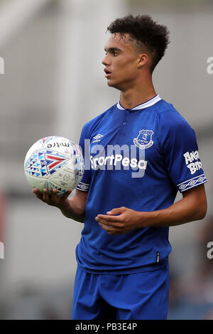 Blackburn Lancashire, Regno Unito. 26 Luglio, 2018. Antonee Robinson di Everton durante il Pre-Season amichevole tra Blackburn Rovers e Everton a Ewood Park il 26 luglio 2018 a Blackburn, Inghilterra. Credito: Immagini di PHC/Alamy Live News Foto Stock