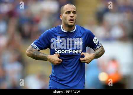 Blackburn Lancashire, Regno Unito. 26 Luglio, 2018. Sandro Ramirez di Everton durante il Pre-Season amichevole tra Blackburn Rovers e Everton a Ewood Park il 26 luglio 2018 a Blackburn, Inghilterra. Credito: Immagini di PHC/Alamy Live News Foto Stock