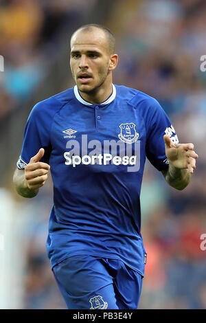 Blackburn Lancashire, Regno Unito. 26 Luglio, 2018. Sandro Ramirez di Everton durante il Pre-Season amichevole tra Blackburn Rovers e Everton a Ewood Park il 26 luglio 2018 a Blackburn, Inghilterra. Credito: Immagini di PHC/Alamy Live News Foto Stock