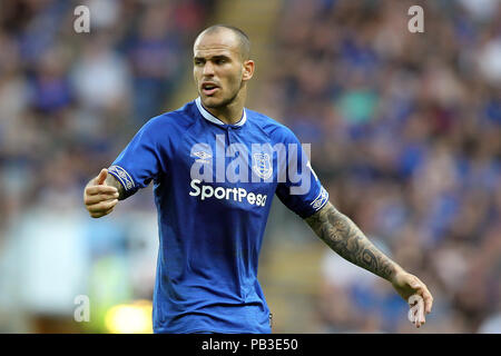 Blackburn Lancashire, Regno Unito. 26 Luglio, 2018. Sandro Ramirez di Everton durante il Pre-Season amichevole tra Blackburn Rovers e Everton a Ewood Park il 26 luglio 2018 a Blackburn, Inghilterra. Credito: Immagini di PHC/Alamy Live News Foto Stock