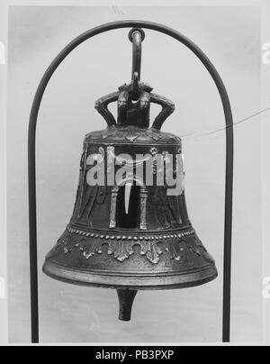 Bell. Cultura: Nord Italiano. Dimensioni: complessivo: 8 1/2 x 7 1/2 in. (21,6 × 19,1 cm). Data: tardo XVIII-XIX secolo. Museo: Metropolitan Museum of Art di New York, Stati Uniti d'America. Foto Stock