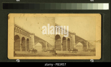 1618 il ponte dal piede di Washington Ave (NYPL B11707635-G90F439 006F) Foto Stock
