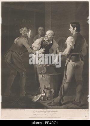 'Ho visto uno stand di Smith con il suo martello così..." (Shakespeare, Re Giovanni, atto 4, scena 4). Artista: Dopo Edward Penny (British, Knutsford, Cheshire 1714-1791 Chiswick). Dimensioni: Foglio (rifilato entro la piastra): 23 13/16 × 17 13/16 in. (60,5 × 45,2 cm). Incisore: Richard Houston (Irlandese, Dublin 1721/22-1775 Londra). Editore: Robert Sayer (British, Sunderland 1725-1794 bagno). Oggetto: William Shakespeare (British, Stratford-upon-Avon 1564-1616 Stratford-upon-Avon). Data: gennaio 1771. Museo: Metropolitan Museum of Art di New York, Stati Uniti d'America. Foto Stock