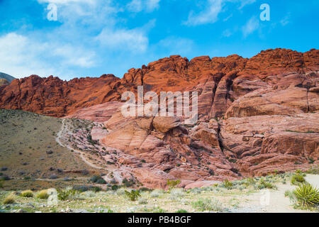 Viste dal Red Rock Canyon, Nevada Foto Stock