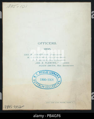 1566 ST. PATRICK'S DAY ) (detenute da) cordiali FIGLI DI ST. PATRICK (a) "Essex County COUNTRY CLUB, Orange NJ" (altre (club);) (NYPL ADE-270488-4000002959) Foto Stock