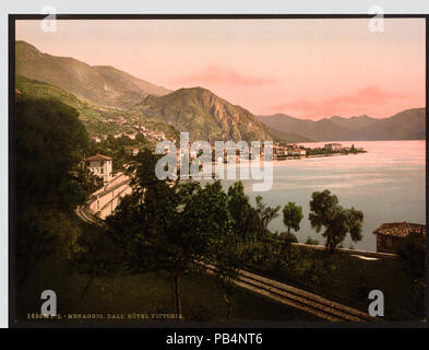 1015 Menaggio, vista generale, Lago di Como, italia-LCCN2001700790 Foto Stock