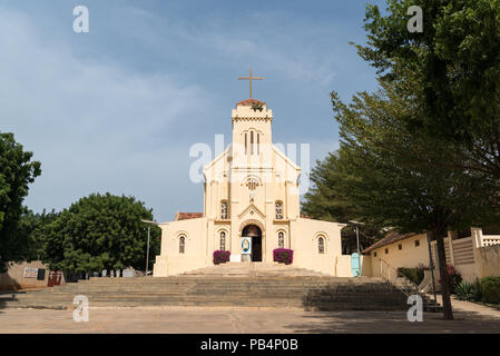 La Basilica di Notre Dame de la Délivrance nella città di Popenguine, Thies, Senegal Foto Stock