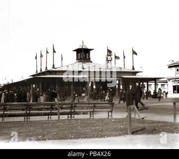 809 Intramurali Railroad Station - 1 al 1904 della fiera del mondo Foto Stock