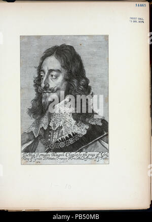 1643 Alta e possente monarch Charles per grazia di Dio re di grande Brittaine, Francia e Irlanda, difensore della fede voi (NYPL ADE-257772-EM14465) Foto Stock
